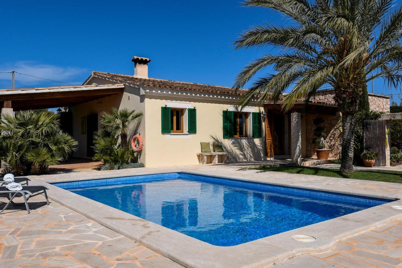 Moderne Finca Can Vicento - Heizung - Pizzaofen Porto Cristo Exterior photo