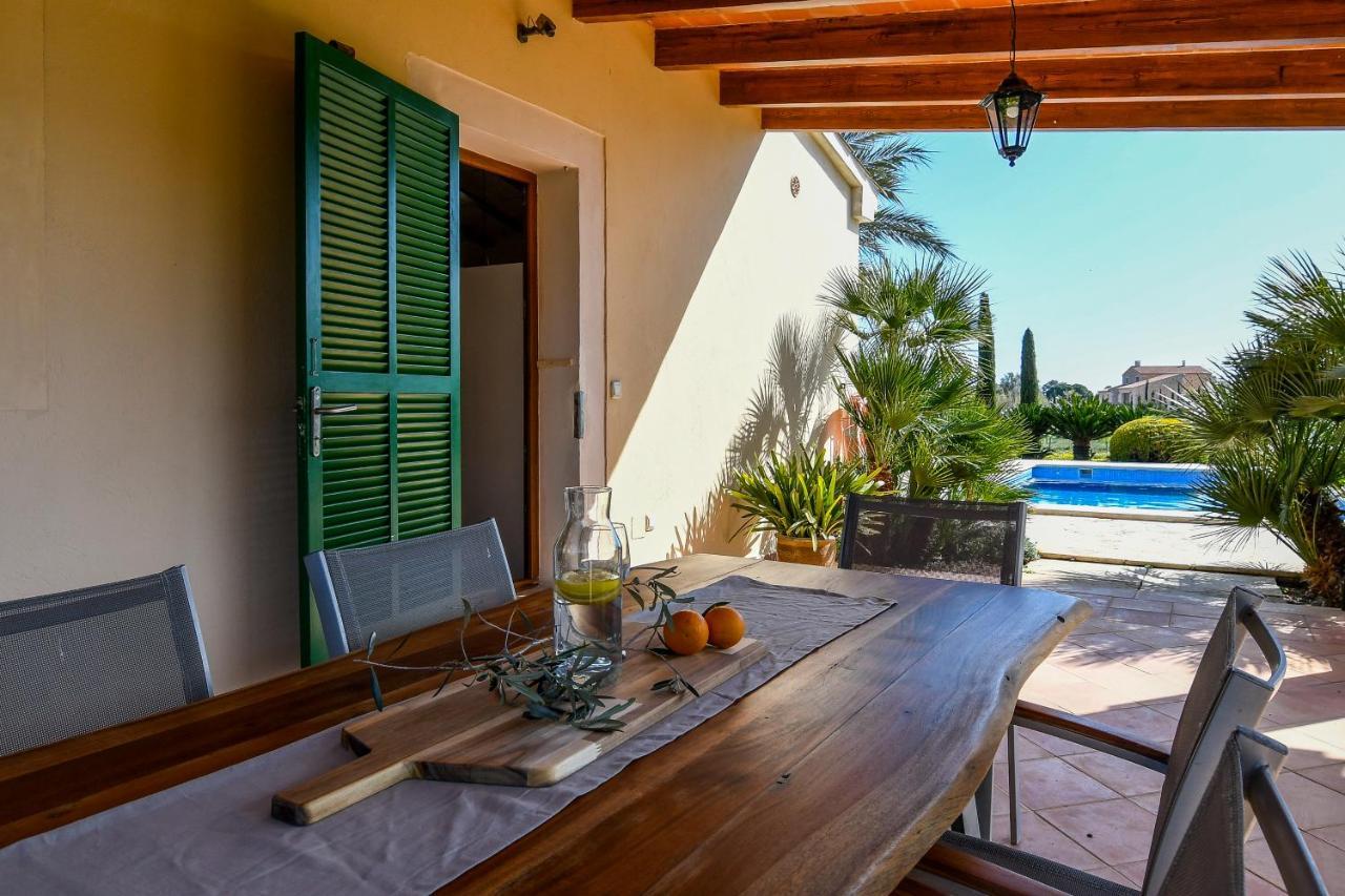 Moderne Finca Can Vicento - Heizung - Pizzaofen Porto Cristo Exterior photo
